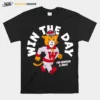 Win The Day Wsu Cougar Mascot For Crimson And Gray Unisex T-Shirt