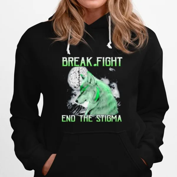 Wolf Break Fight End The Stigma Unisex T-Shirt