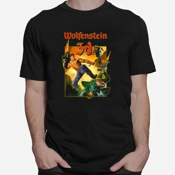 Wolfenstein 3D Design 90S Game Unisex T-Shirt