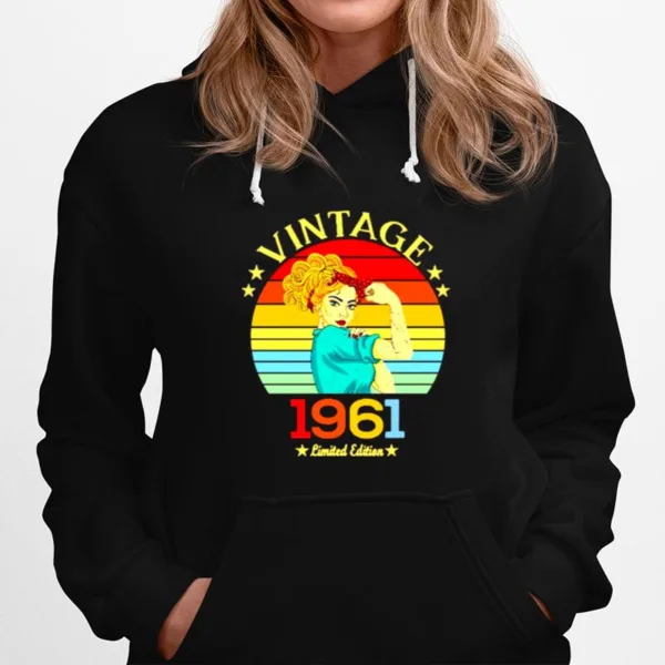 Womens Vintage 1961 Limited Edition Retro Unisex T-Shirt