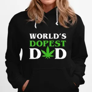 Worlds Dopest Dad Cannabis Unisex T-Shirt