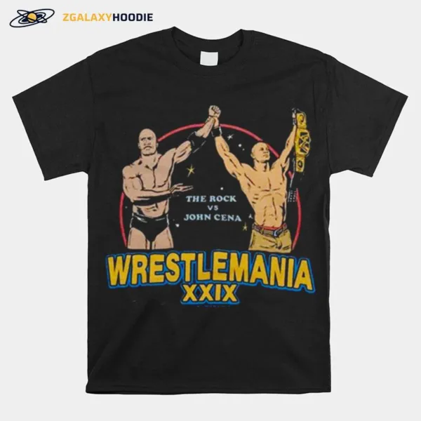 Wrestlemania Xxix Rock Vs Cena Unisex T-Shirt