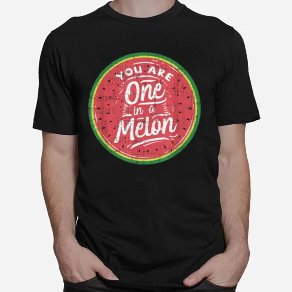 You Are One In A Melon Watermelon Tropical Fruit Unisex T-Shirt