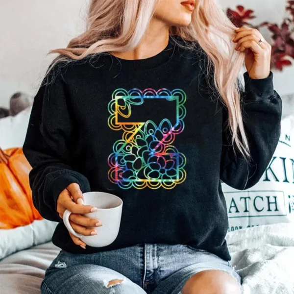 Z Capital Alphabet Monogram Initial Tie Dye Unisex T-Shirt