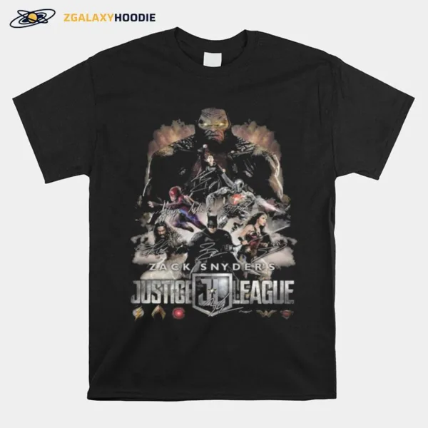 Zack Snyders Justice League Signatures Unisex T-Shirt