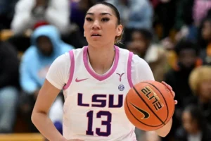 LSU Basketball Star Last-Tear Poa Taken off Court on Stretcher After Collapsing and Hitting Her Head