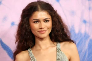 Zendaya Stuns in Fringed Gown at Green Carpet Fashion Awards